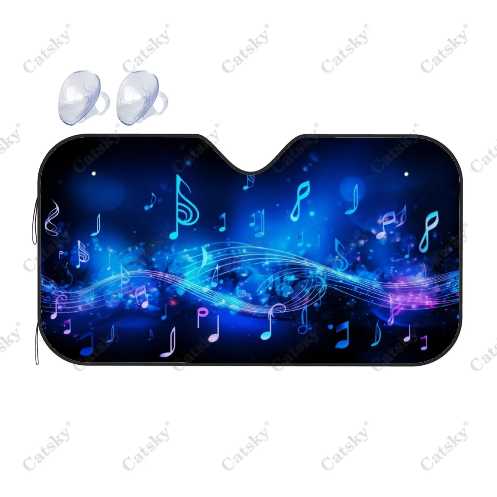 

Неоновые музыкальные ноты, солнцезащитный козырек на лобовое стекло автомобиля, солнцезащитные блоки на лобовое стекло автомобиля, защита от УФ-лучей