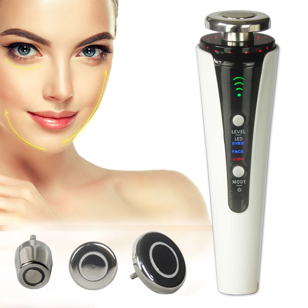 3 in 1 Radio Frequency Machine RF Facial Beauty Device Eye Neck  Anit-Wrinkle Skin Rejuvenation Body Face Lifting Tightening Tool -  AliExpress