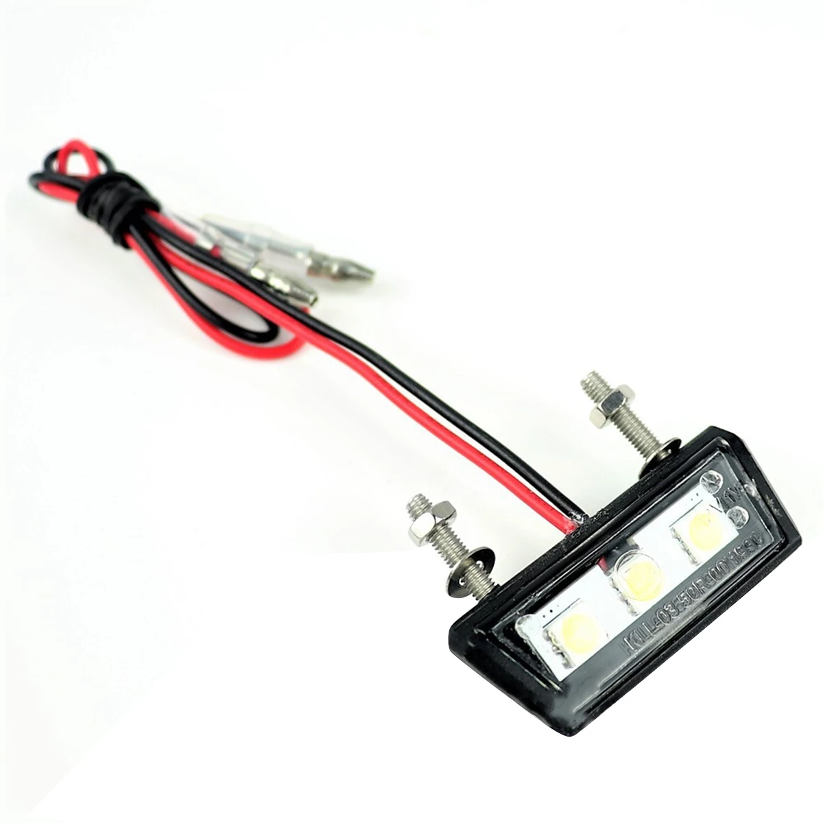 1Pcs 12V Universal Motorcycle License Plate LED Light Waterproof