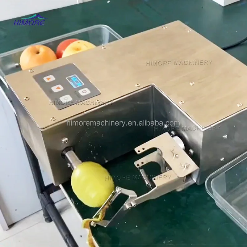 Tabletop Commercial Tomato Kiwi Skin Remover Fruit Peeling Electric Orange Lemon Pear Apple Peeler Machine 3