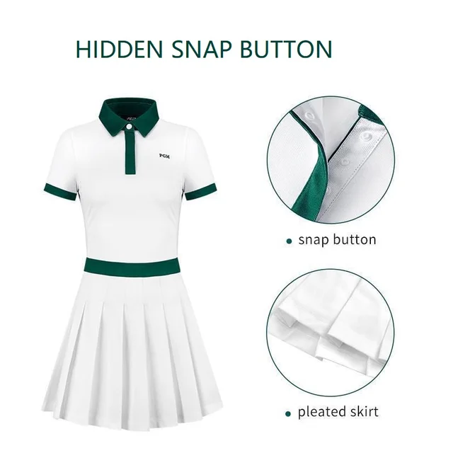 Vestido-Camisa de Golfe PGM: União de Estilo e Desempenho