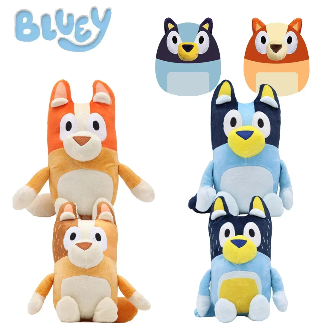 

Hot 15cm 30cm Blueyed Dog Bingo Family Plush Toy Cartoon Dog Soft Stuffed Animals Dolls Birthday Family BlueY Bingo Gifts toys