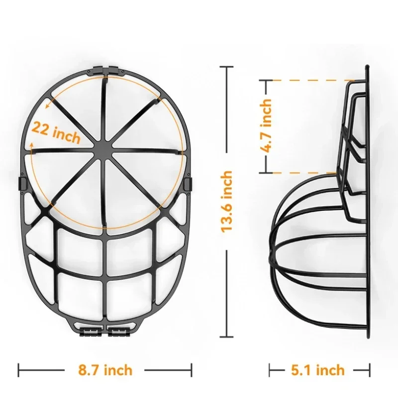 Baseball Cap Washer Rack Anti-deformation Cap Protector for Dishwasher Washing Machine Hat Washer Frame Laundry Products