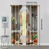 2pcs, Curtains Digital Printed Cat Chef Theme Durable Polyester (without rod) Decorations Outdoor Ldeal for Bedroom, Living 4