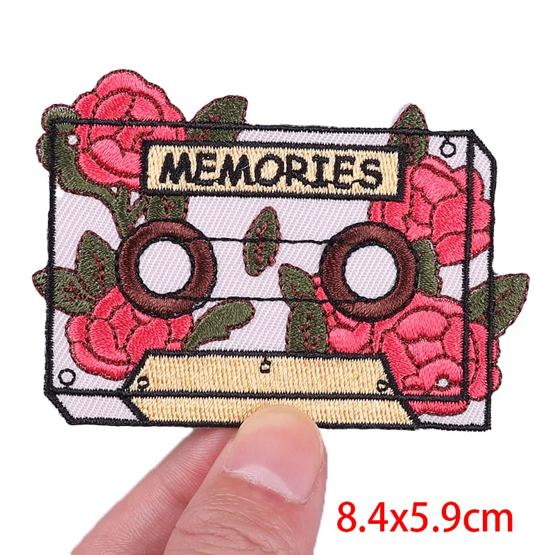 Playful Cartoon Embroidery Iron-On Patches