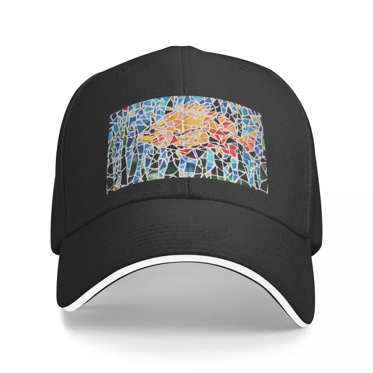 

Vibrant Rockfish Mosaic Baseball Cap Golf Cap Bobble Hat Men Hats Women's