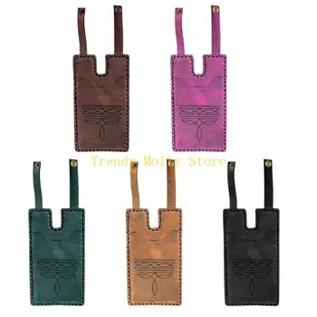 Portafoglio per stivali western N5KB con cinturino con chiusura a scatto Porta carte per stivali in pelle