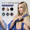 2024 New Design Negative Ion Airflow Straightening Drying Flat Iron Airstrait 2 in 1 One Step Hair Dryer Straightener 2