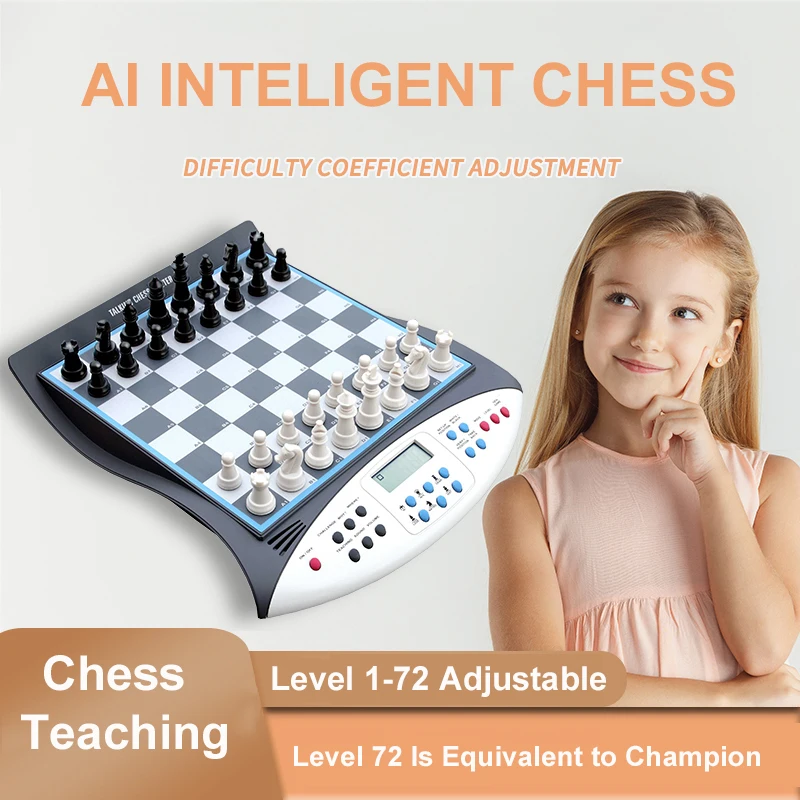 AI Intelligent Chess Man-machine Battle Automatic Magnetic High-end  Electronic Chess Board Children's Students