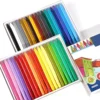 Multi-colors Plastic Triangle Crayon Set DIY Artist Supplies Hand-washable Crayons for Kids Gruesos Office Cultural Supplies 5