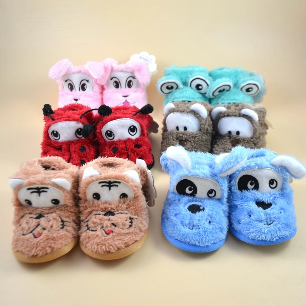Autumn Winter Newborn Baby Shose Boys Girls Toddler Shoes Fleece Warm Soft Snow Booties Infant