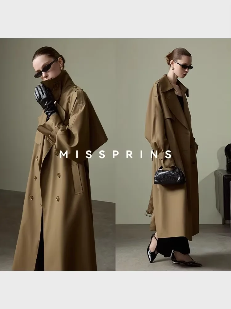 Lautaro Women’s Khaki Trench Coat 5