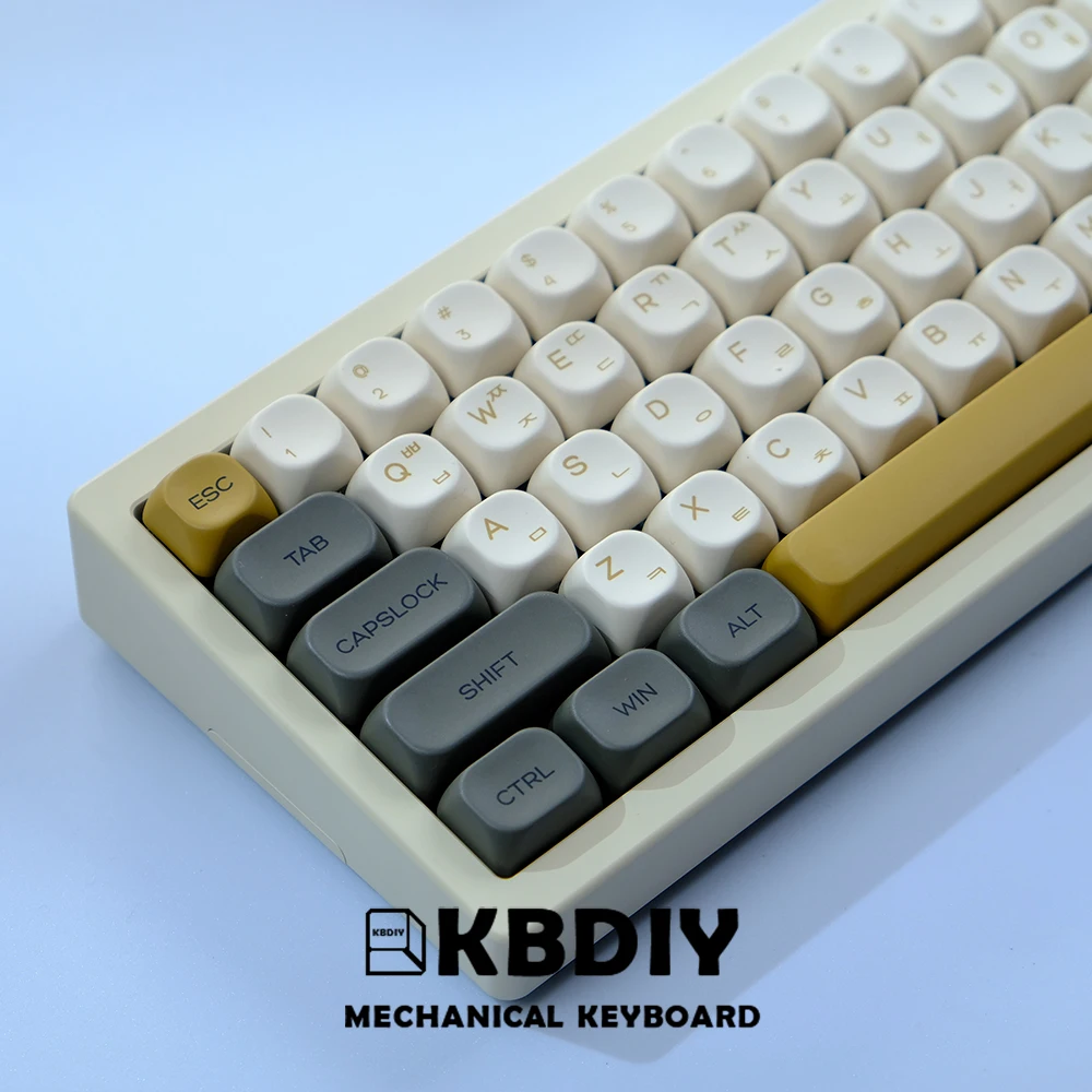 perfil KA, PBT, Glimmer, retro, Mac, japonês, K500, 142 chaves