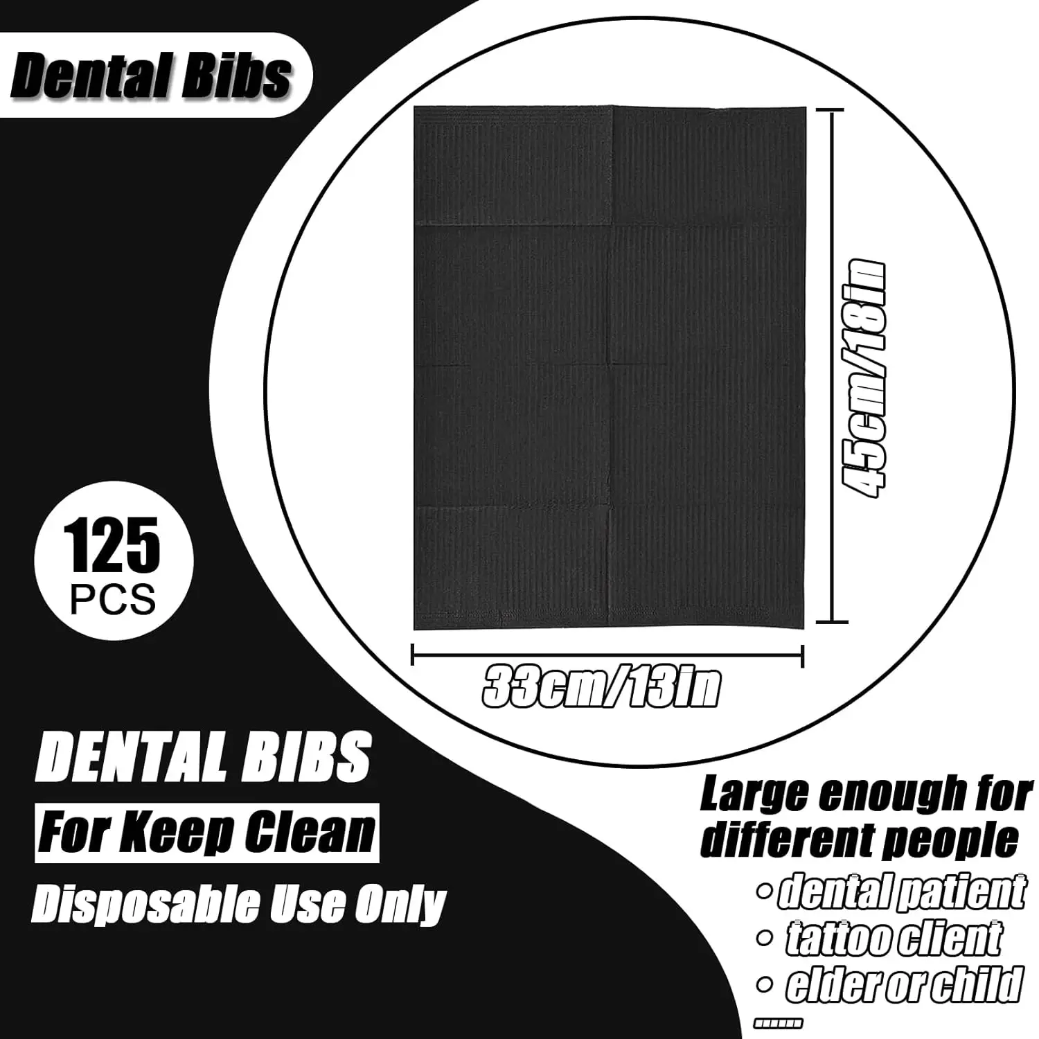 125/50/5pcs Colorful Dental Napkins Bibs Disposable Tattoo Clean Pads 3Ply Waterproof Table Cover Medical Tray Covers Supplies