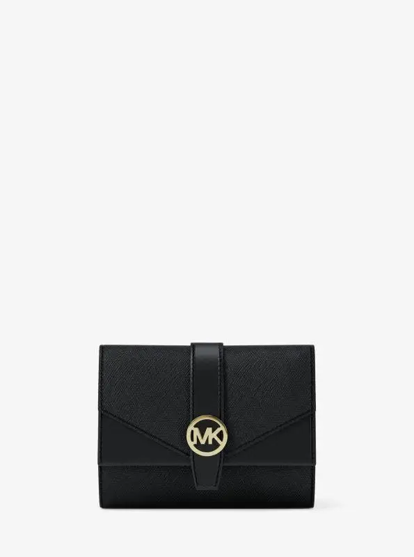 Michael Kors | Greenwich Medium Saffiano Leather Trifold Wallet