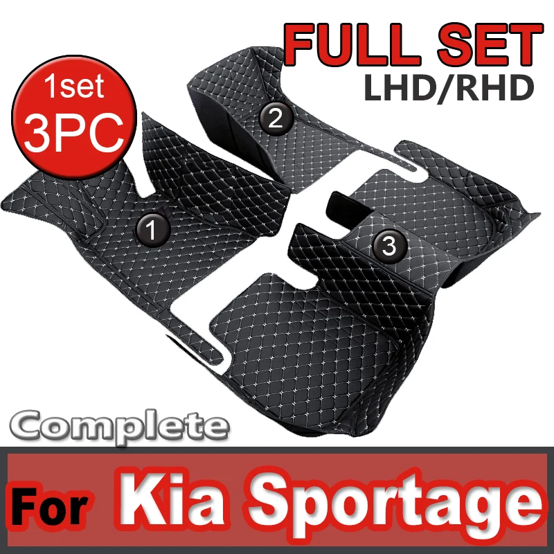 

Car Mats Floor For Kia Sportage QL MK4 2017~2022 Waterproof Protective Pad Carpet Leather Floor Mat Mud Car Accessories Interior