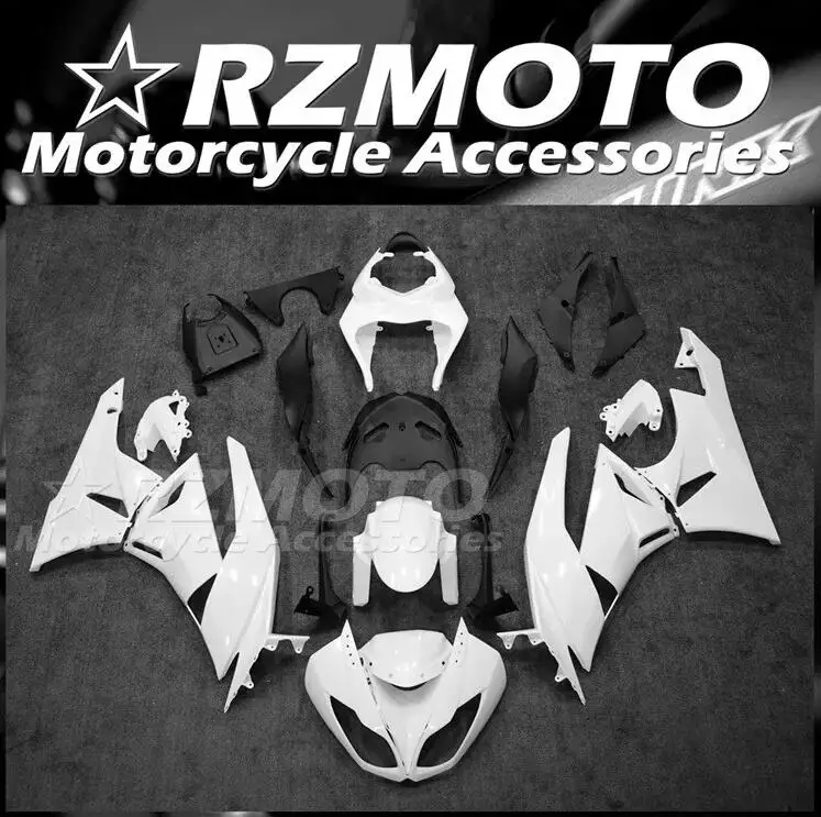 

Комплект обтекателей для мотоцикла из АБС-пластика, 4 подарка, подходит для KAWASAKI ZX-6R 09 10 11 12 ZX6R 2009 2010 2011 2012, комплект кузова черного и белого цвета
