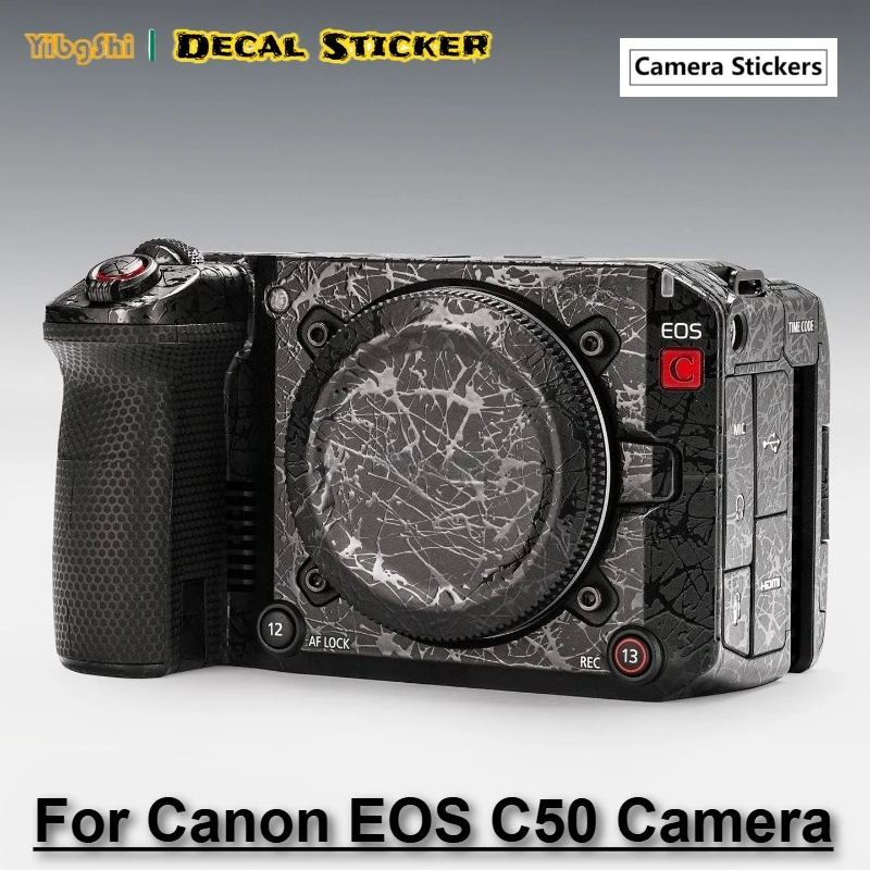 캐논 EOS C50 카메라 스티커 EOSc50 카메라 스킨 프리미엄 데칼 스킨 안티 스크래치 커버 필름 랩 커버드