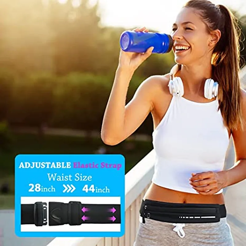 Professionele Running Heuptas Sport Riem Pouch Mobiele Telefoon Geval Mannen Vrouwen Verborgen Pouch Gym Sportsbags Running Riem Taille Verpakking