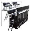 Transportable observation Tool cabinet storage cart with Rear Deck 2
