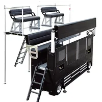 Transportable observation Tool cabinet storage cart with Rear Deck 2