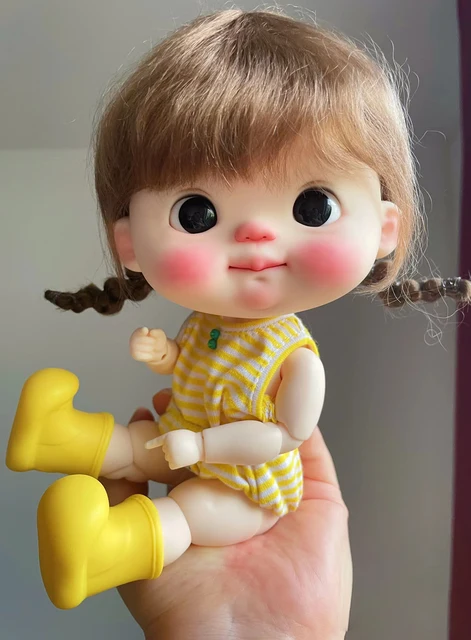2024 New BJD 1/6 naituanzi Qbaby Big head Resin Doll Fashion Doll 
