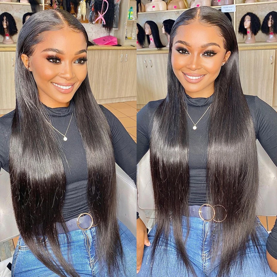 Human Hair Bundles Brazilian Raw Straight Hair Bundles 3 Pieces 16-30 Inch Remy Extensions For Women