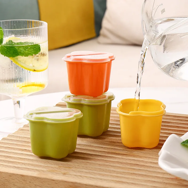 3pcs Ice Cube Mold with Stick Diy Fruit Milk Icecream Maker Refrigerator Ice Box Summer Ice Cube Tray Kids Baby Popsicle Mould