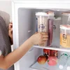 Grain Food Storage Tank and More: Kitchen Storage Box with Moisture-Proof Sealed Cans and Multi Grid Large Capacity Organizers 3