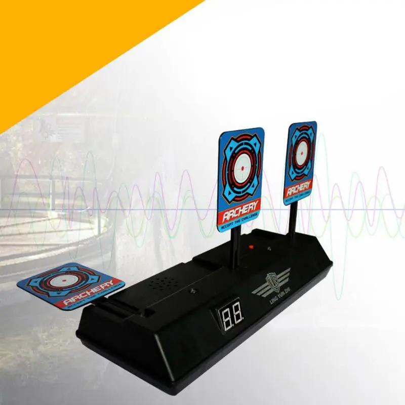 Intelligent Auto Reset Electronic Scoring Target for Nerf Series Light Sound Scoring Target Toy 4