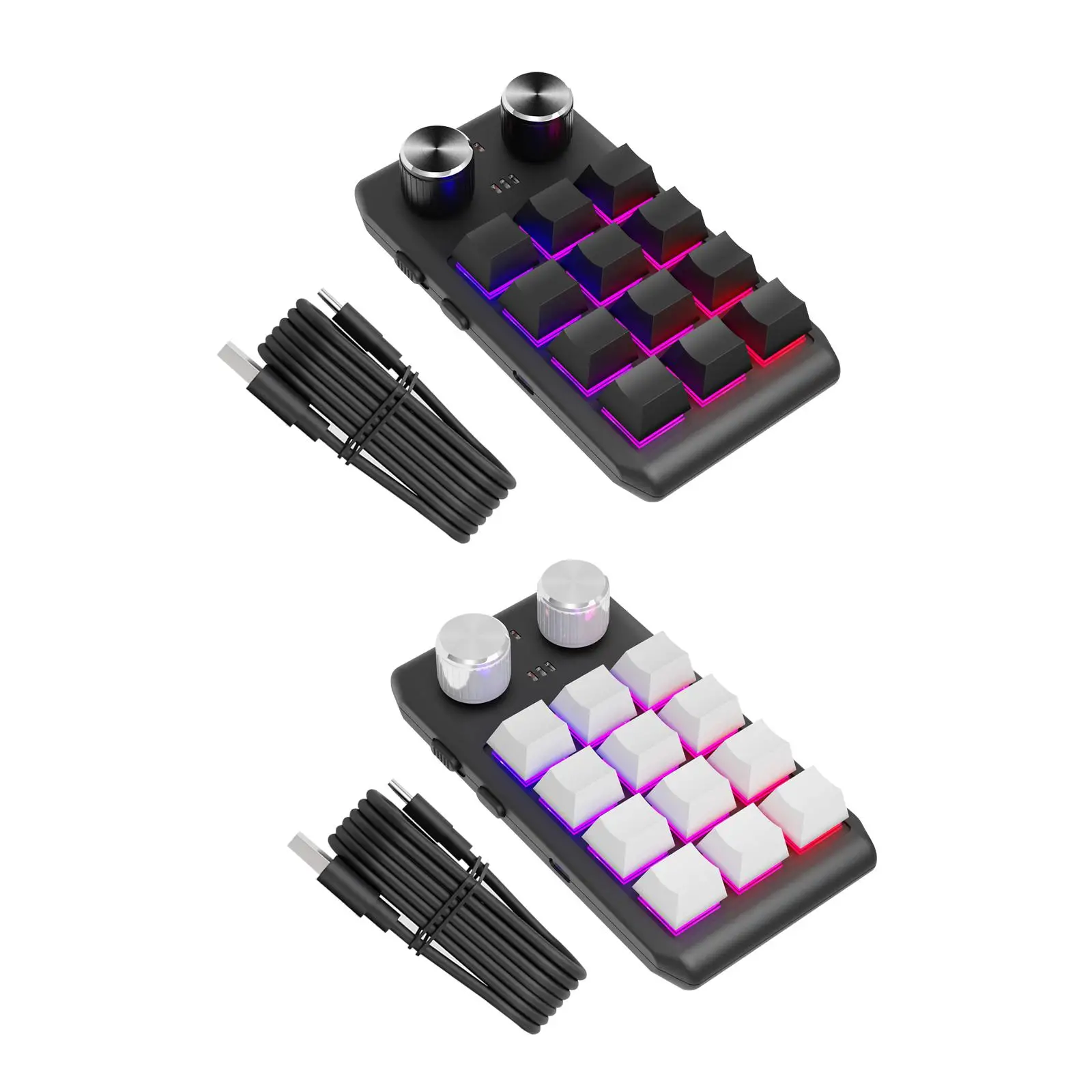 기계식 키보드 미끄럼 방지 RGB LED 12 키, 실험실 음악 디자이너