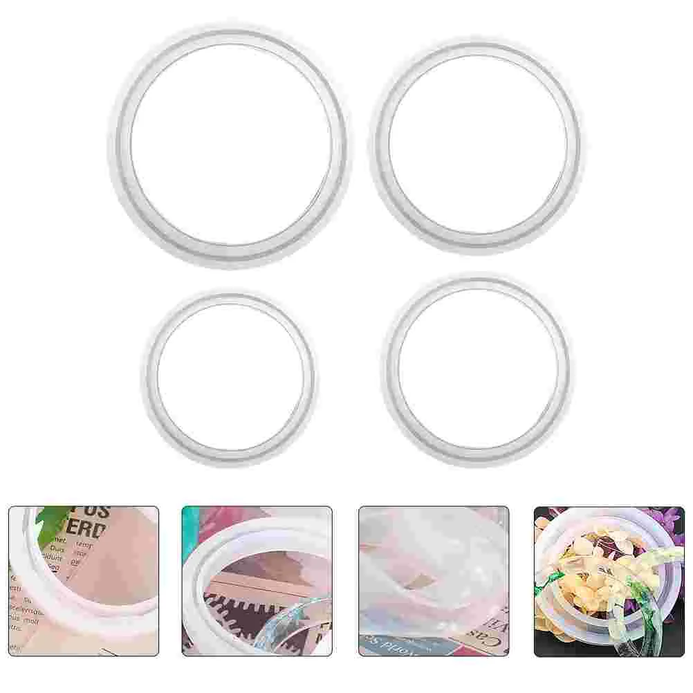 

Bracelet Mold Manual Crafts Molds Bracelets Casting Silicone Bangle Making DIY Simple Crystal Epoxy Mould Resin