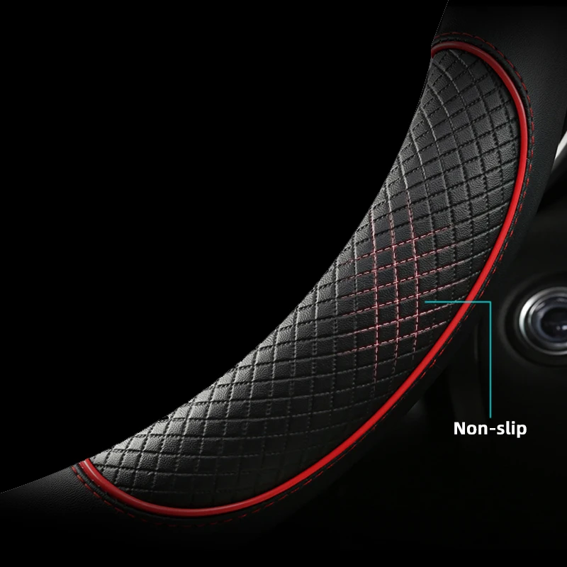 Microfiber Leather Sport Car Steering Wheel Cover Non-slip for Audi A1 8X A2 A3 Q3 Q5 Q2 A4 A5 A6 Avant Auto Accessories steering wheel cover