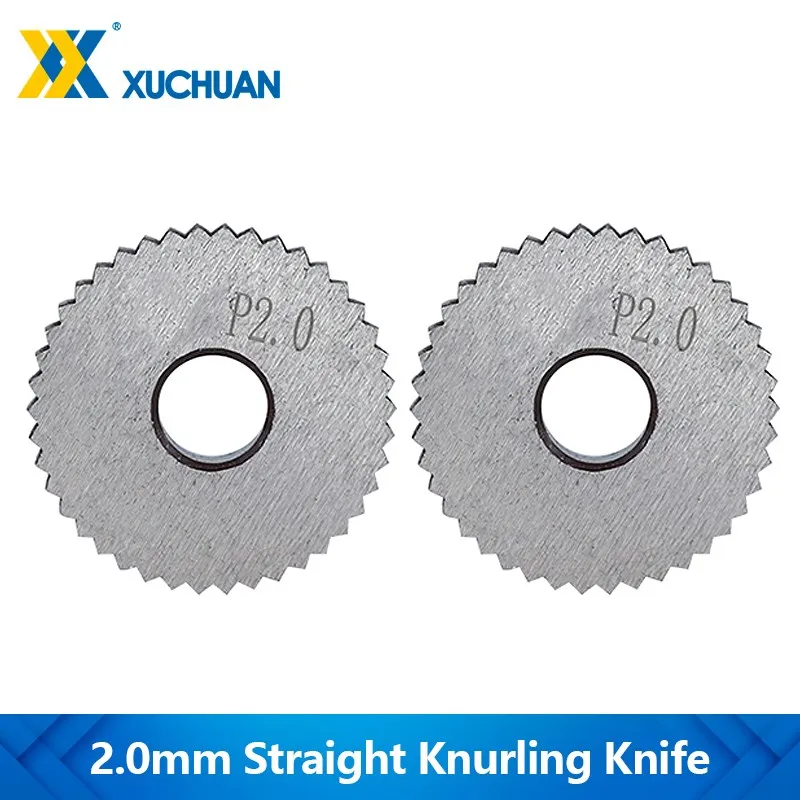 Wheel Lathe Knurling Tools 2.0mm Gear Shaper Cutter Straight Knurling Knife Inner Hole Embossing Wheel