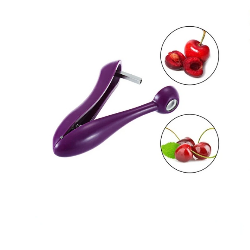 Cherry Fruit Kitchen Pitter Remover Olive Corer Remove Pit Tool Seed Gadge Fruit and Vegetable Tools Cherry Pitter for fruit pit remover