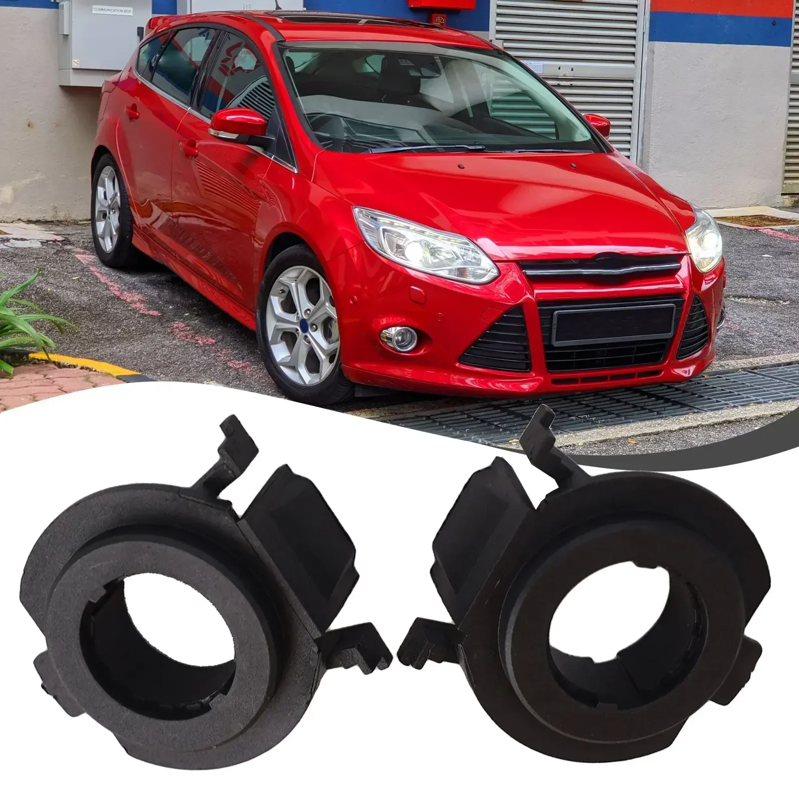 LED Headlight Holder 2Pcs H7 LED Headlight Car Bulb Holder Adapter Retainer Socket Base For Focus 3 MK3 For Fiat 500 Opel 2015