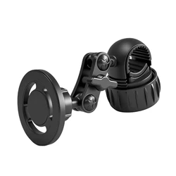 Versatile Magnetic Phone Holder for Bike, Stroller, and Treadmill (Black)