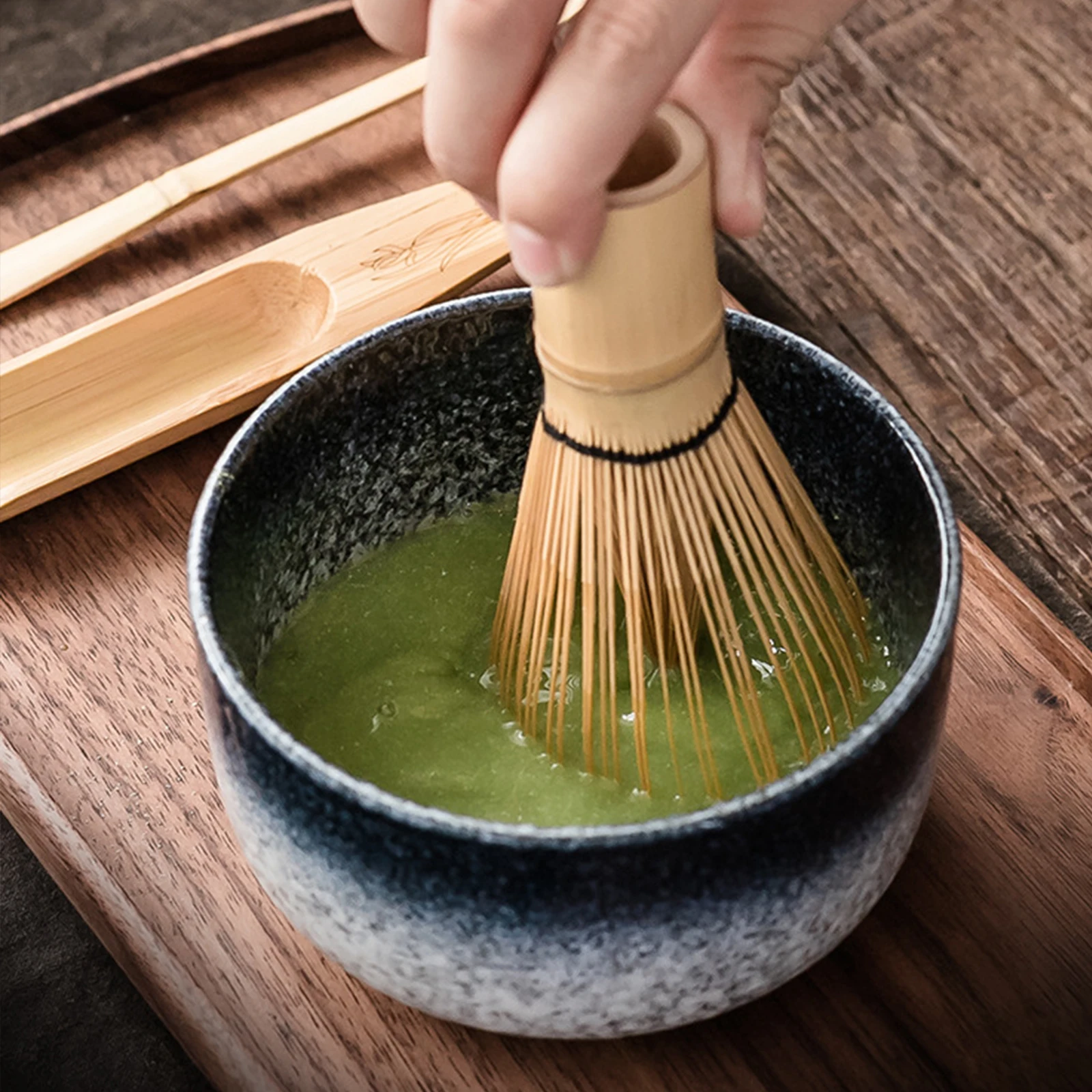 Traditional Ceramic Tea Matcha Bowl Handmade Green Tea Maker Cup for Japanese Matcha Preparation Kitchen Supplies