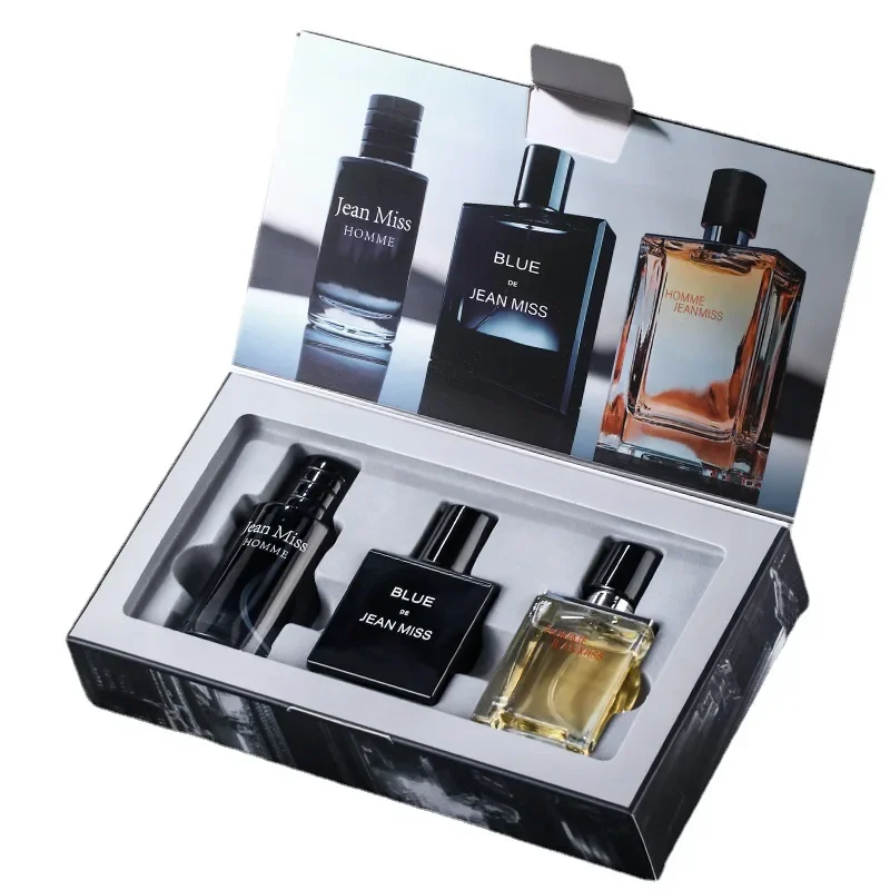 High Quality 90ml Men Perfume Hombre Gift Box 3pcs Set Colognes Scent Fascination Man Perfumes Masculinos Lasting Parfum Heren 1