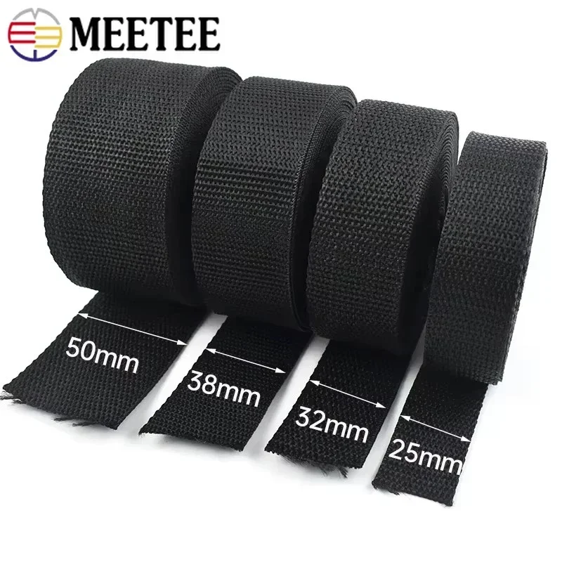 2-10M 20-50mm Nylon Webbing Bag Shoulder Strap To The Meter Belt Ribbon Decoration Binding Band Sewing Accessories