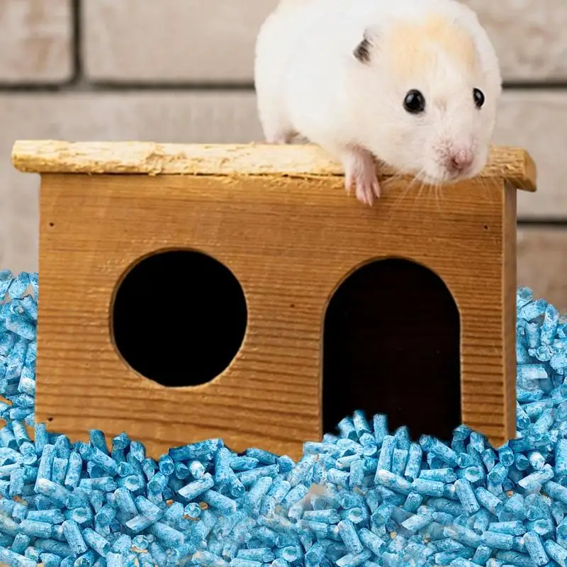 1000g Hamster house bedding Colorful Absorbs Water Quickly Deodorant Dust-free Fiber Filler Small Pet House Padding for Cage