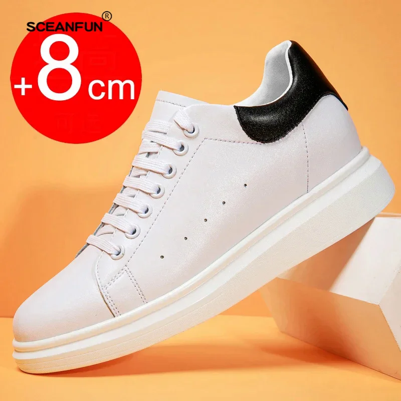 Elevator Shoes Men Women 8cm Height Increasing running sneakers casual shoes sports shoes casual sneakers fashion sneakers for Sports