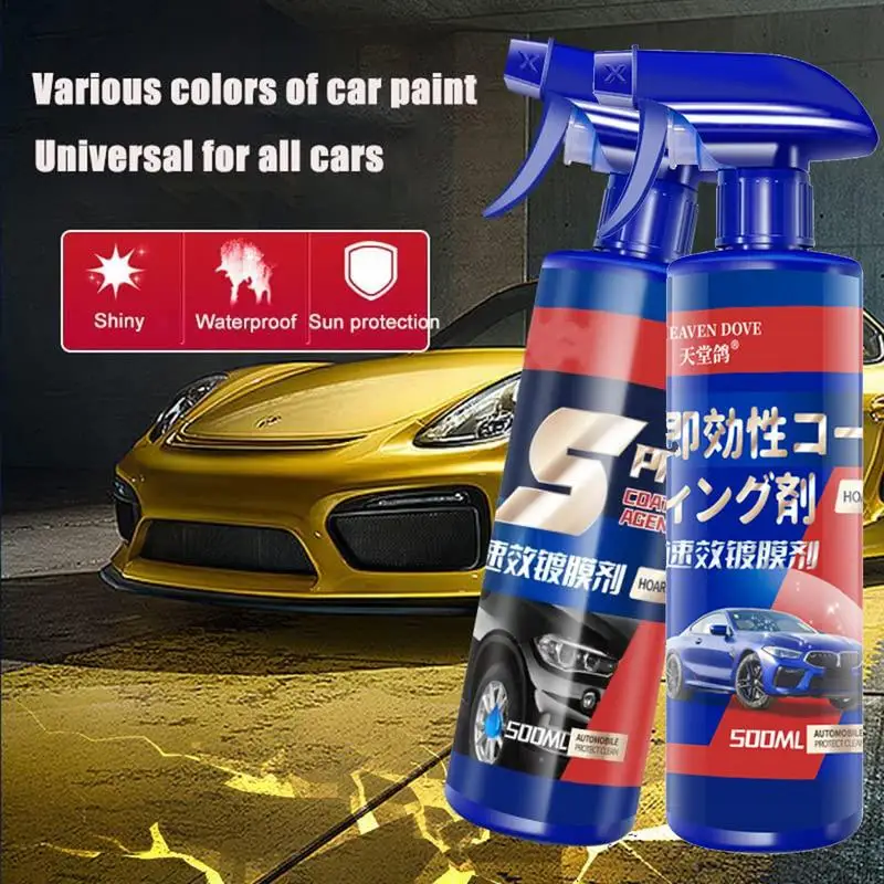 

3 In 1 Ceramic Coating Spray High Protection Car Shield Coating Clear Coat Spray Paint Car Parts And Repair Refinishing For Cars