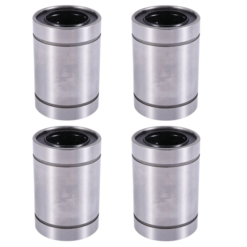 

4X LM25UU 25Mmx40mmx59mm Double Side Rubber Seal Linear Motion Ball Bearing Bushing