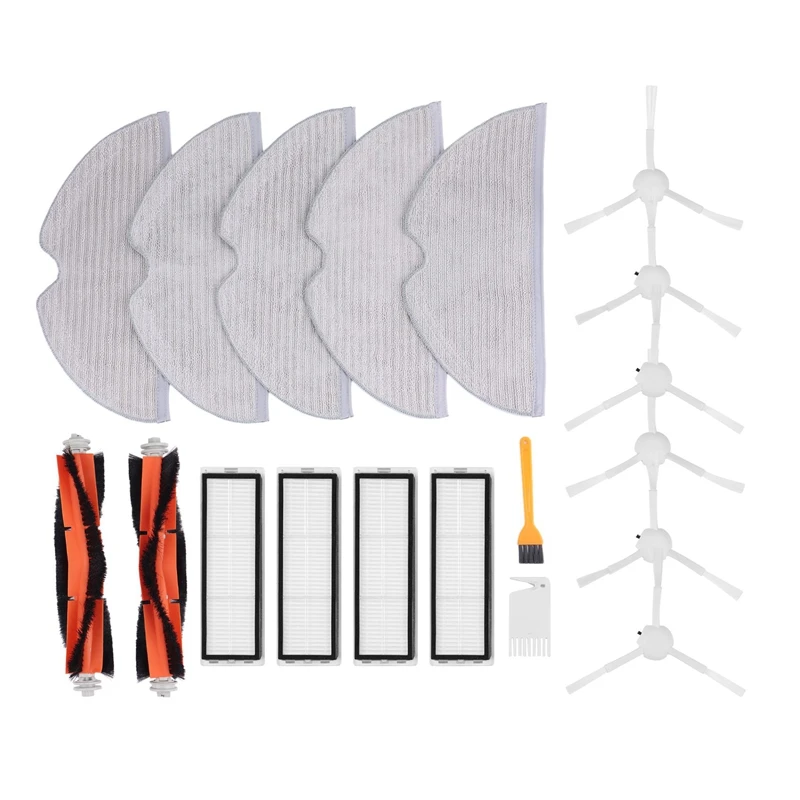 Suitable For Xiaomijia 1C / F9 Robot Vacuum Cleaner Parts Accessories Filter Main Brush Mop Replacement Kit