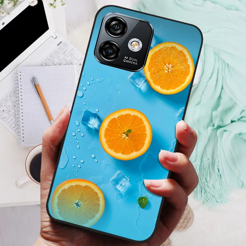 Soft TPU Silicone Shockproof Phone Case Bumper - 6.52 Protective Cover