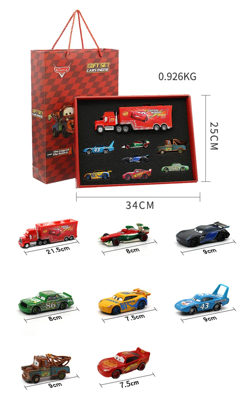Disney Pixar Cars ミニカー15点セット Disney Pixar Cars McQueen Car 1:55 Model Springs Town 15/13