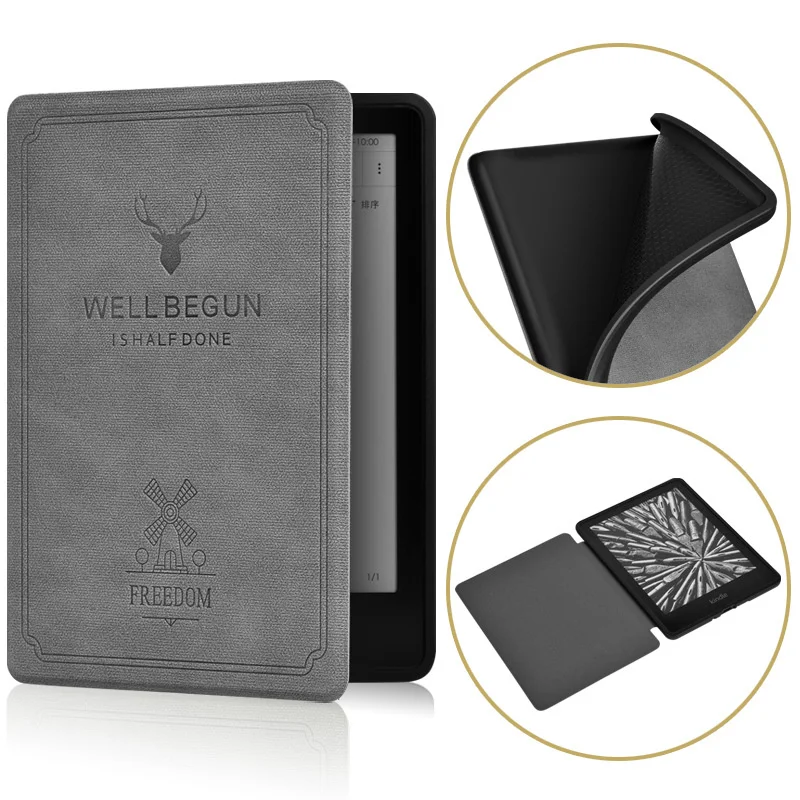 Premium Smart Case for Kindle Paperwhite - Elegant e-Reader Protection Cover