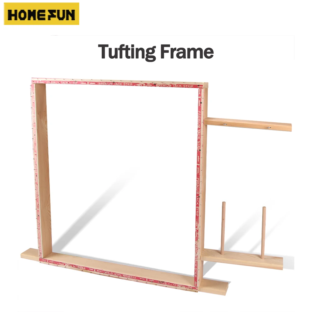 90x90cmTuftingFrameTuftingGunFrameWoodenRugMakingFrameKit