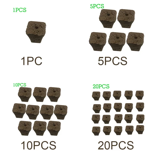 20Db Tőzegpelletek Termesztése Szivacs Indító Raklap Talaj Blokk 20*20*40 Mm Professzionális Szerszám - Image 3